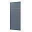 GoodHome Alisma Matt blue Door & drawer, (W)300mm (H)715mm (T)18mm