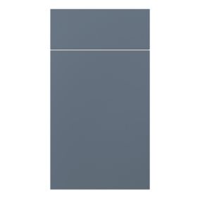 GoodHome Alisma Matt blue Door & drawer, (W)400mm (H)715mm (T)18mm