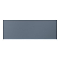 GoodHome Alisma Matt blue Drawer front, bridging door & bi fold door, (W)1000mm (H)356mm (T)18mm