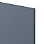 GoodHome Alisma Matt blue Drawer front, bridging door & bi fold door, (W)1000mm (H)356mm (T)18mm