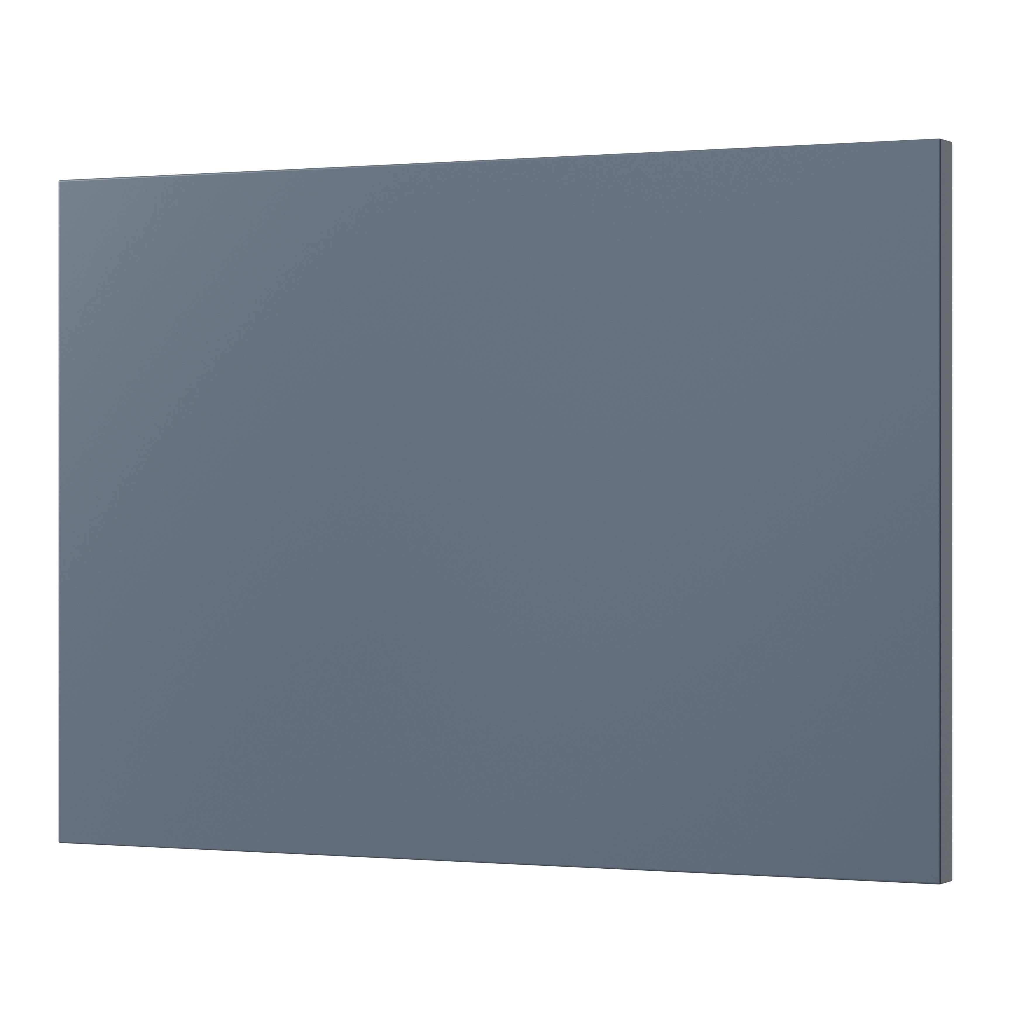 GoodHome Alisma Matt blue Drawer front, bridging door & bi fold door, (W)500mm (H)356mm (T)18mm