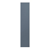 GoodHome Alisma Matt blue slab 70:30 Tall larder Cabinet door (W)300mm (H)1467mm (T)18mm