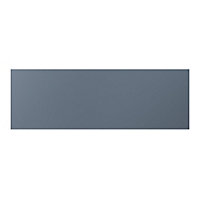 GoodHome Alisma Matt blue slab Drawer front, bridging door & bi fold door (W)1000mm, Pack of 2