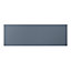GoodHome Alisma Matt blue slab Drawer front, bridging door & bi fold door (W)1000mm, Pack of 2