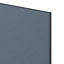 GoodHome Alisma Matt blue slab Drawer front, bridging door & bi fold door (W)400mm, Pack of 2