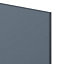 GoodHome Alisma Matt blue slab Drawer front, bridging door & bi fold door (W)500mm, Pack of 2