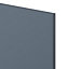 GoodHome Alisma Matt blue slab Drawer front, bridging door & bi fold door (W)600mm, Pack of 2