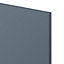 GoodHome Alisma Matt blue slab Drawer front, bridging door & bi fold door (W)800mm, Pack of 2