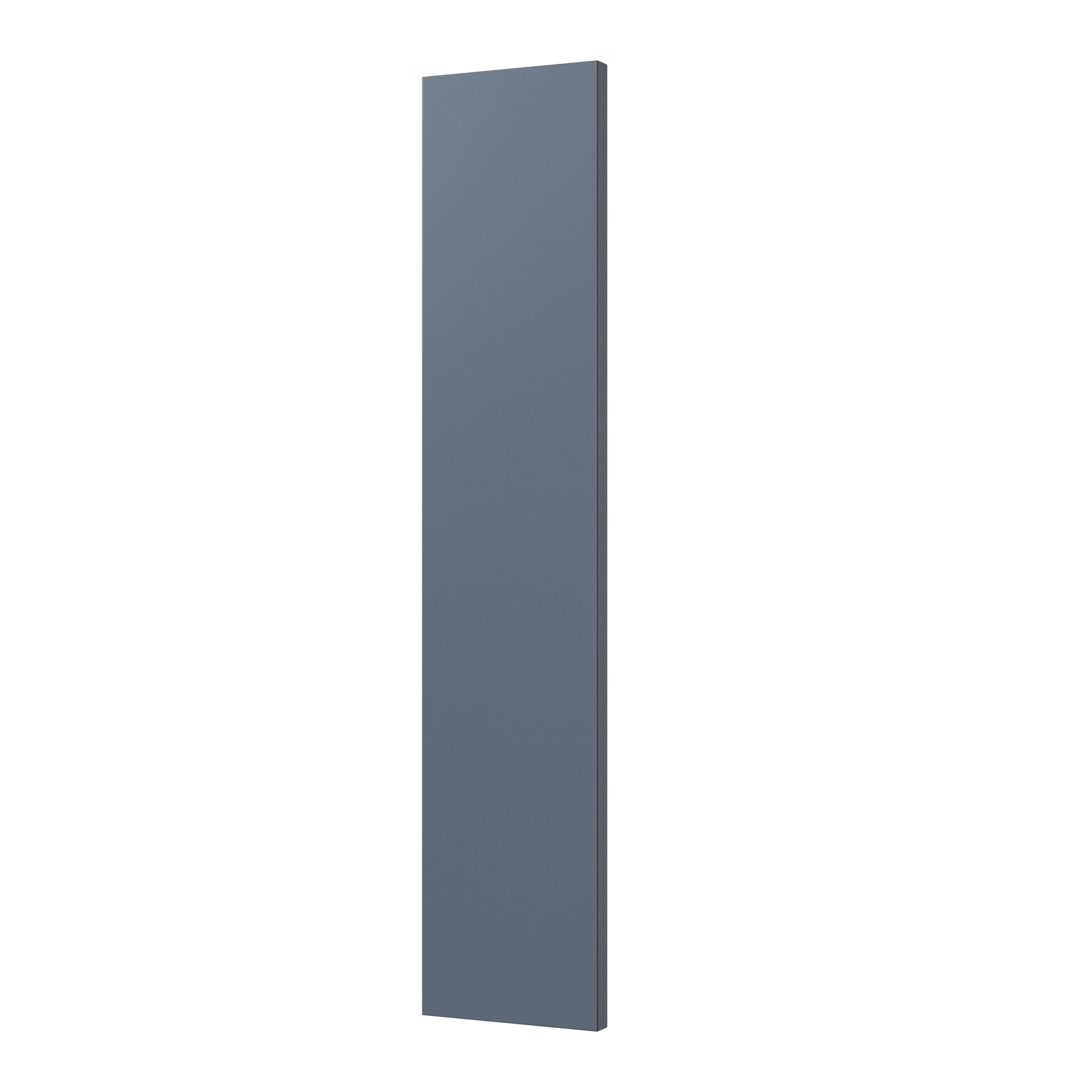 GoodHome Alisma Matt blue slab Highline Cabinet door (W)150mm (H)715mm (T)18mm