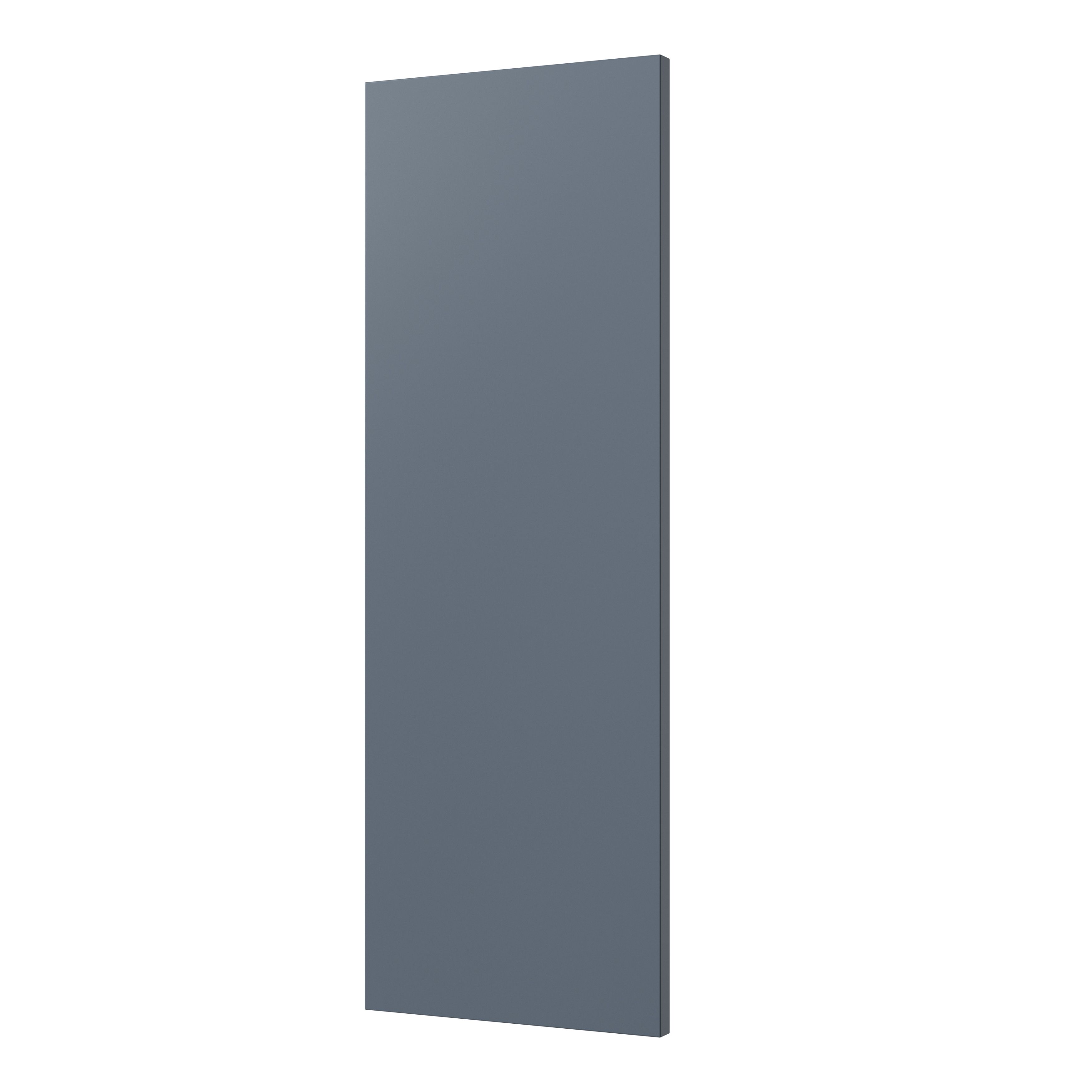 GoodHome Alisma Matt blue slab Highline Cabinet door (W)250mm (H)715mm (T)18mm