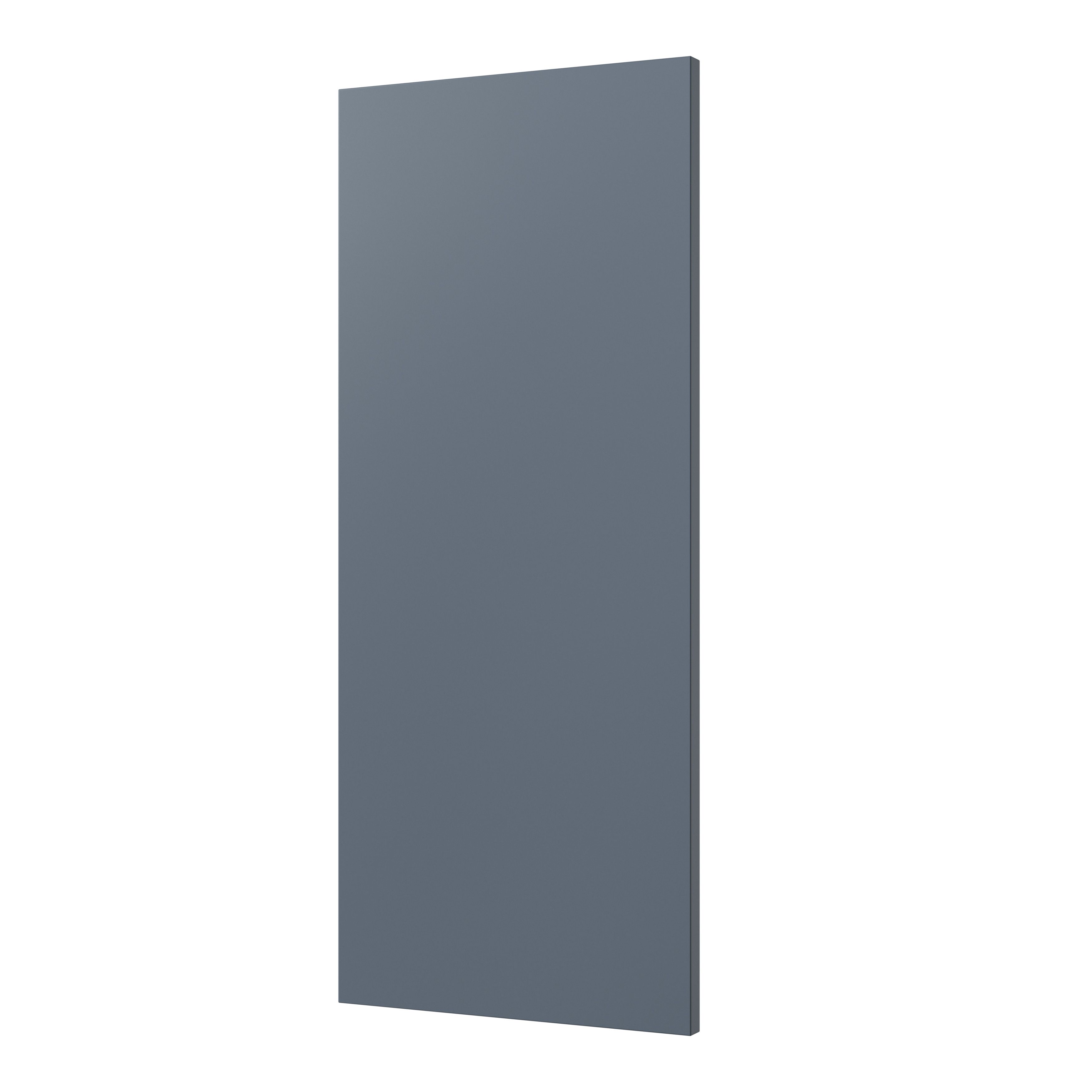 GoodHome Alisma Matt blue slab Highline Cabinet door (W)300mm (H)715mm (T)18mm