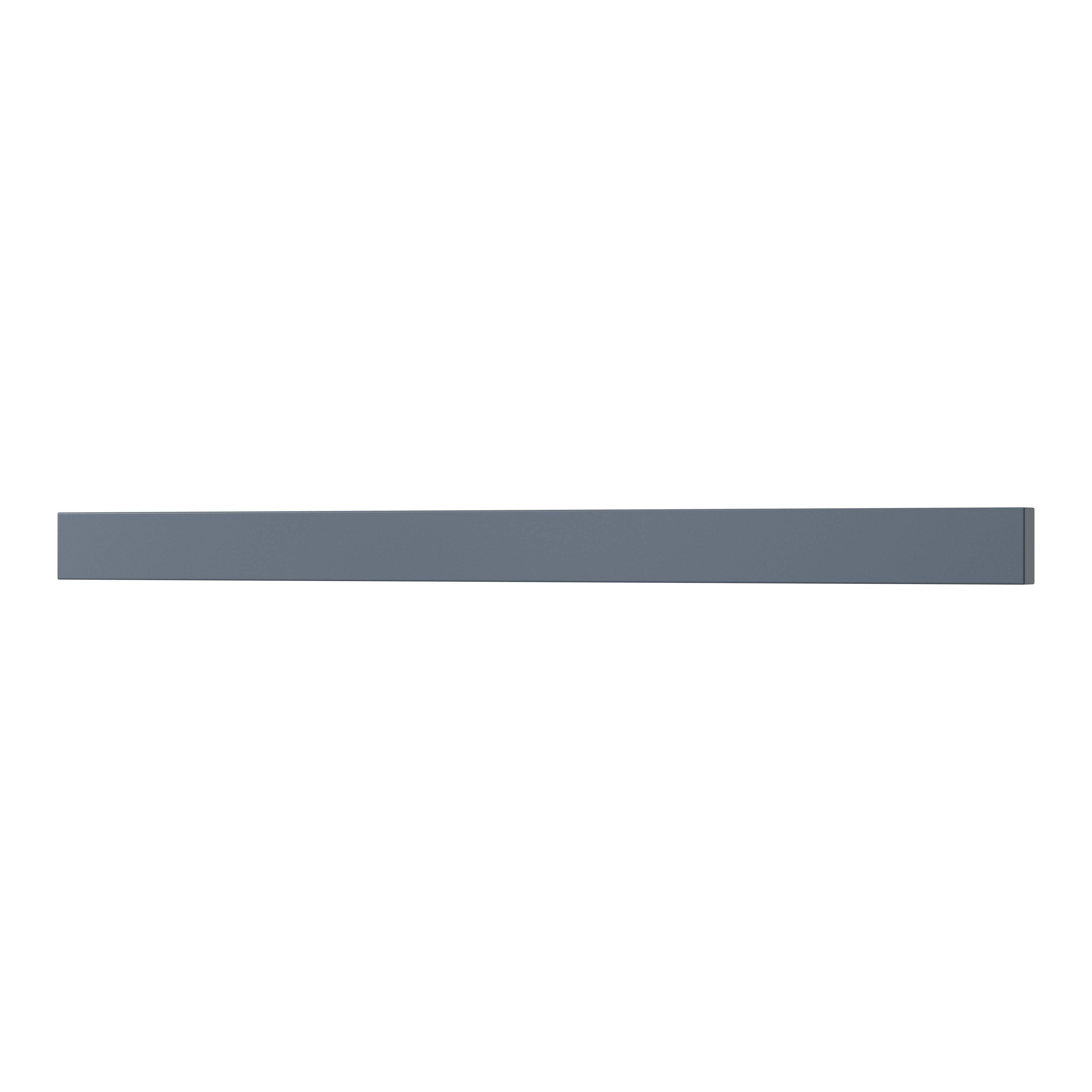 GoodHome Alisma Matt blue slab Standard Appliance Filler panel (H)58mm (W)597mm