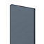 GoodHome Alisma Matt blue slab Tall wall Cabinet door (W)150mm (H)895mm (T)18mm