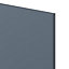 GoodHome Alisma Matt blue slab Tall wall Cabinet door (W)400mm (H)895mm (T)18mm