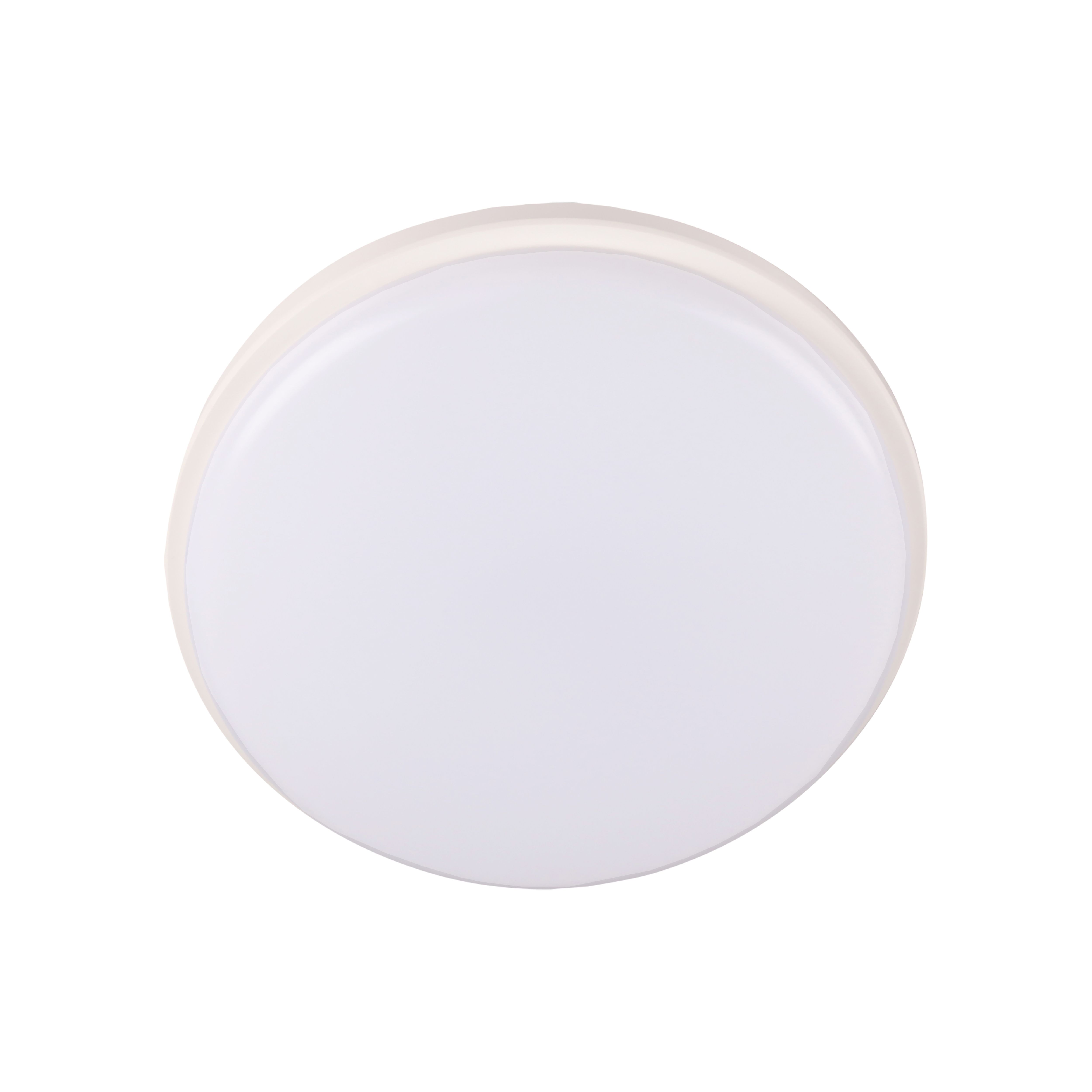 GoodHome Almagro White Wired LED Bulkhead light (Dia) 35cm