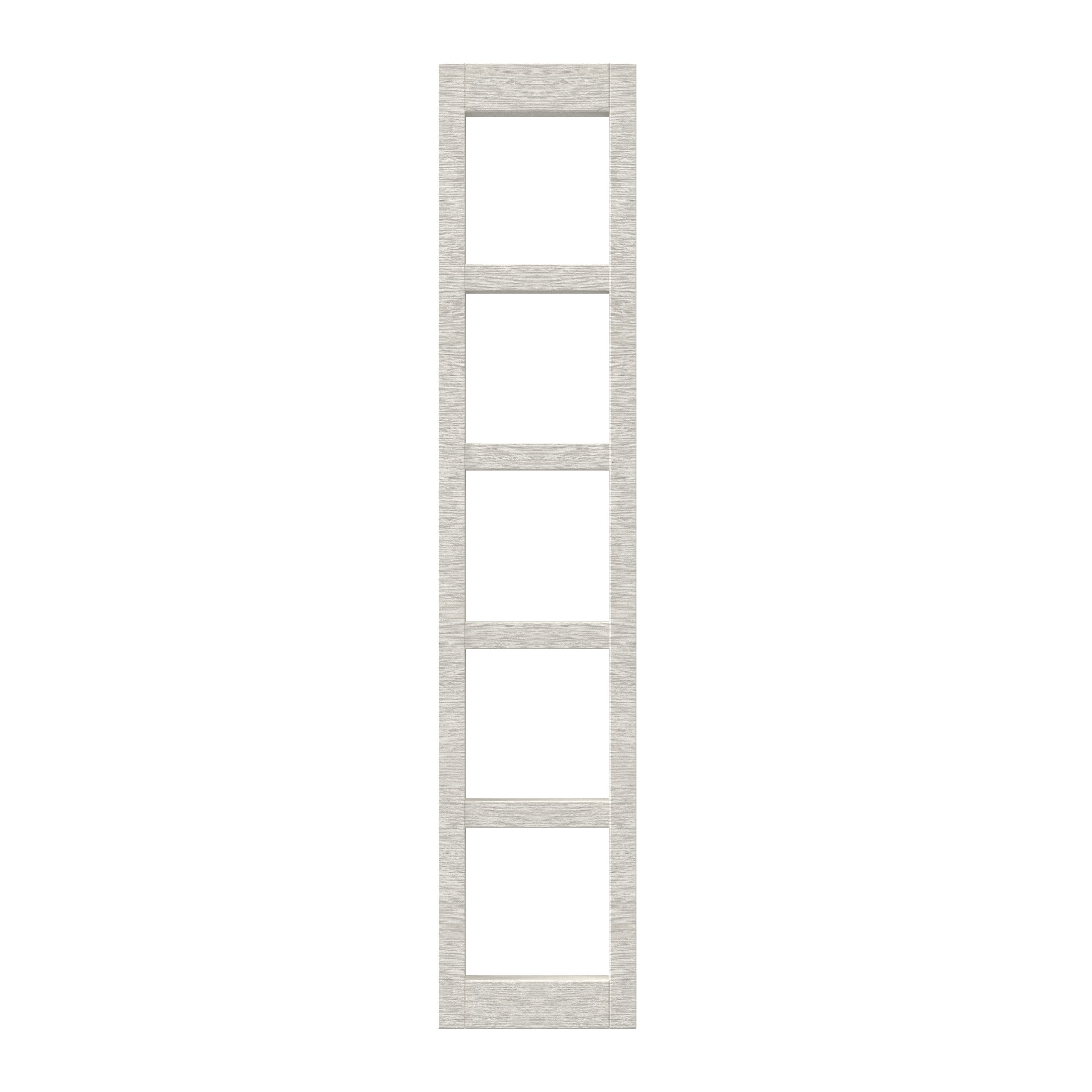 GoodHome Alpinia Ivory Wine rack fascia, (H)715mm (W)147mm