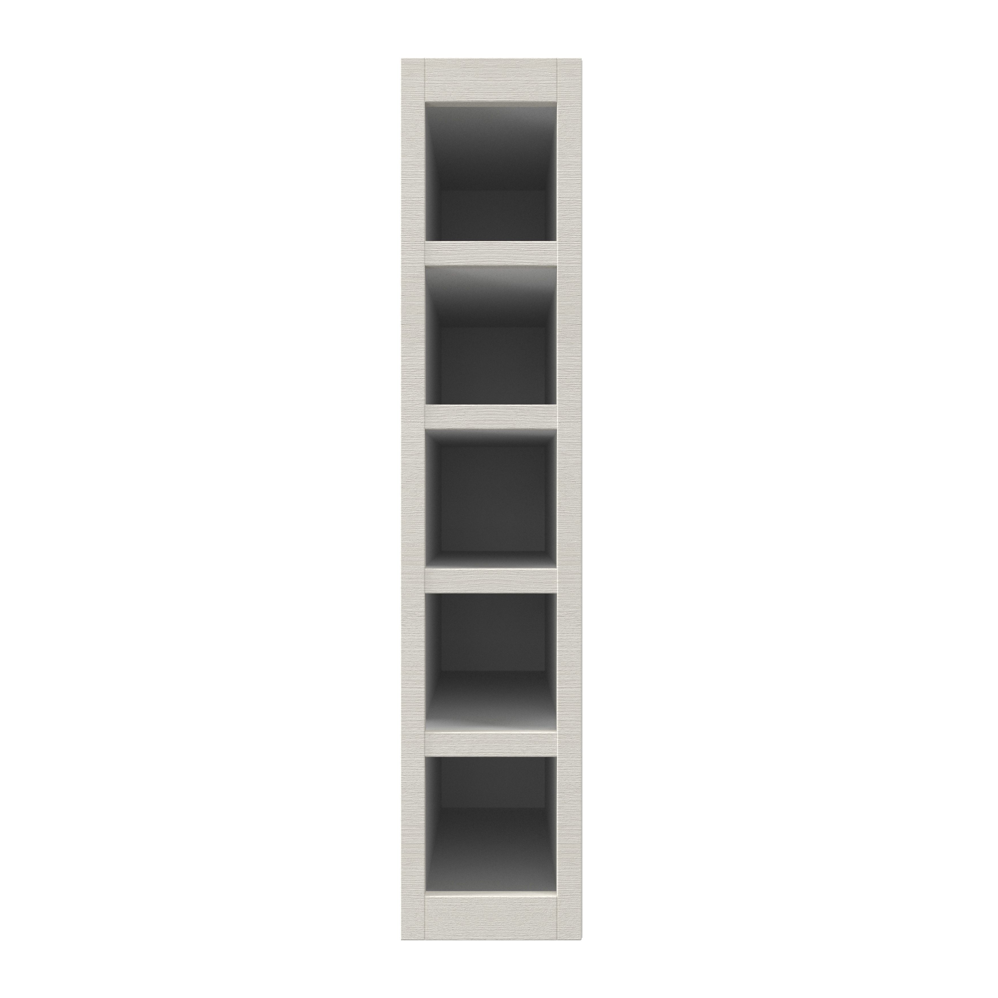 GoodHome Alpinia Ivory Wine rack fascia, (H)715mm (W)147mm