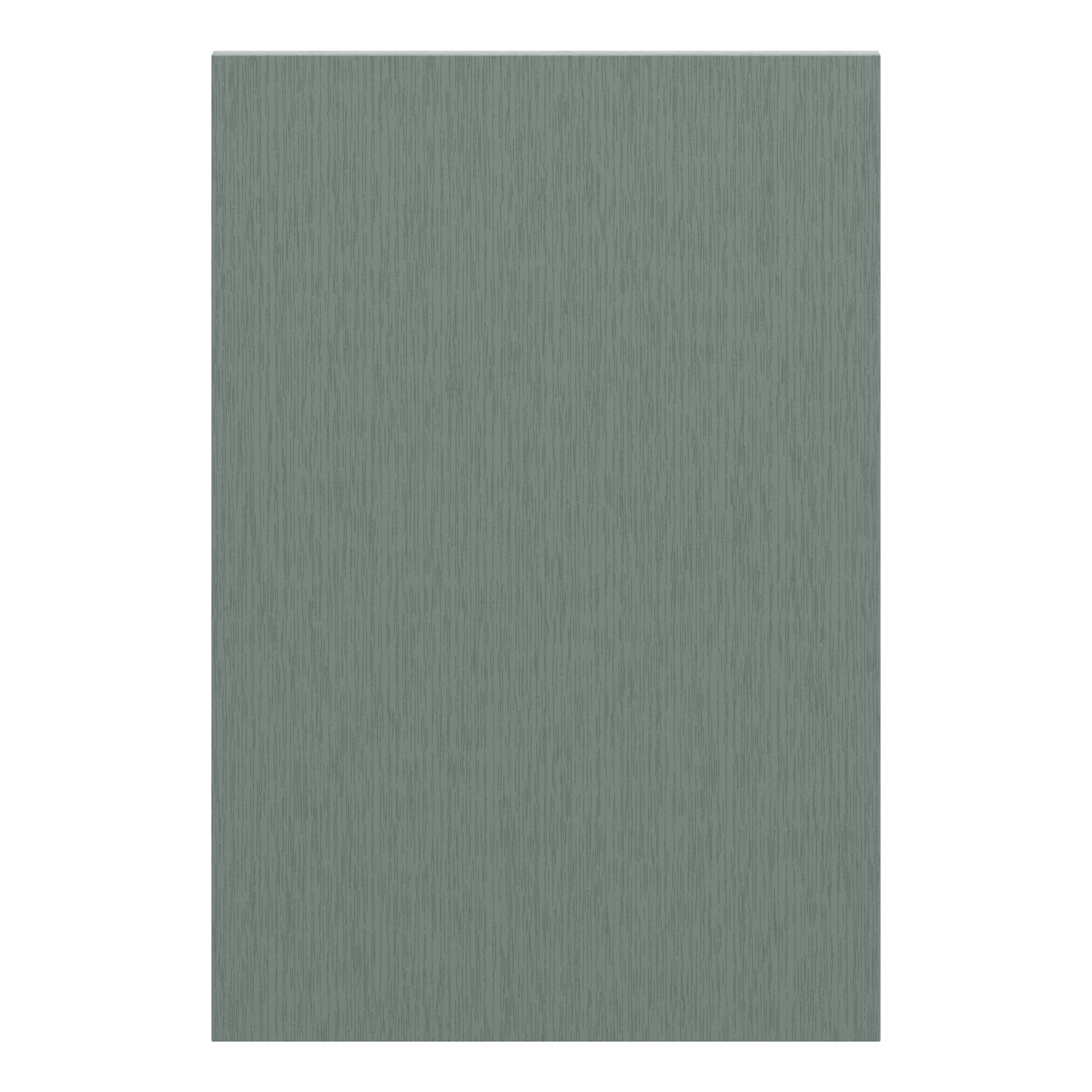 GoodHome Alpinia Matt Green Painted Wood Effect Shaker Standard End support panel (H)870mm (W)590mm