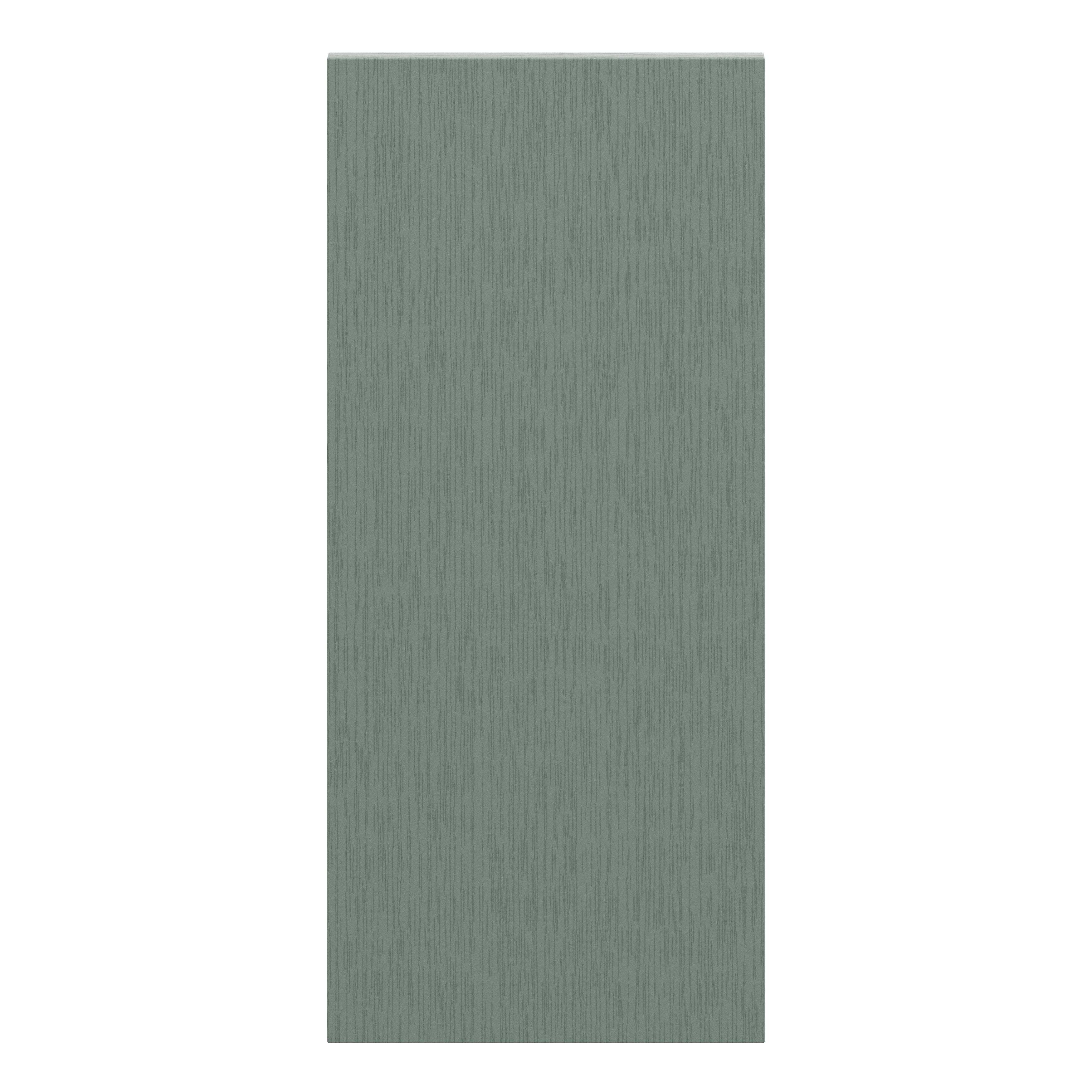 GoodHome Alpinia Matt Green Painted Wood Effect Shaker Standard Wall End panel (H)720mm (W)320mm