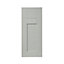 GoodHome Alpinia Matt grey painted wood effect shaker Drawerline Cabinet door, (W)300mm (H)715mm (T)18mm