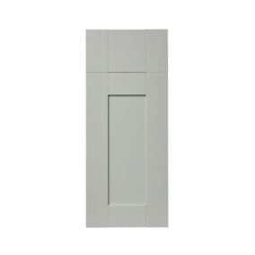 GoodHome Alpinia Matt grey painted wood effect shaker Drawerline Cabinet door, (W)300mm (H)715mm (T)18mm