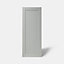 GoodHome Alpinia Matt grey painted wood effect shaker Larder Cabinet door (W)500mm (H)1287mm (T)18mm