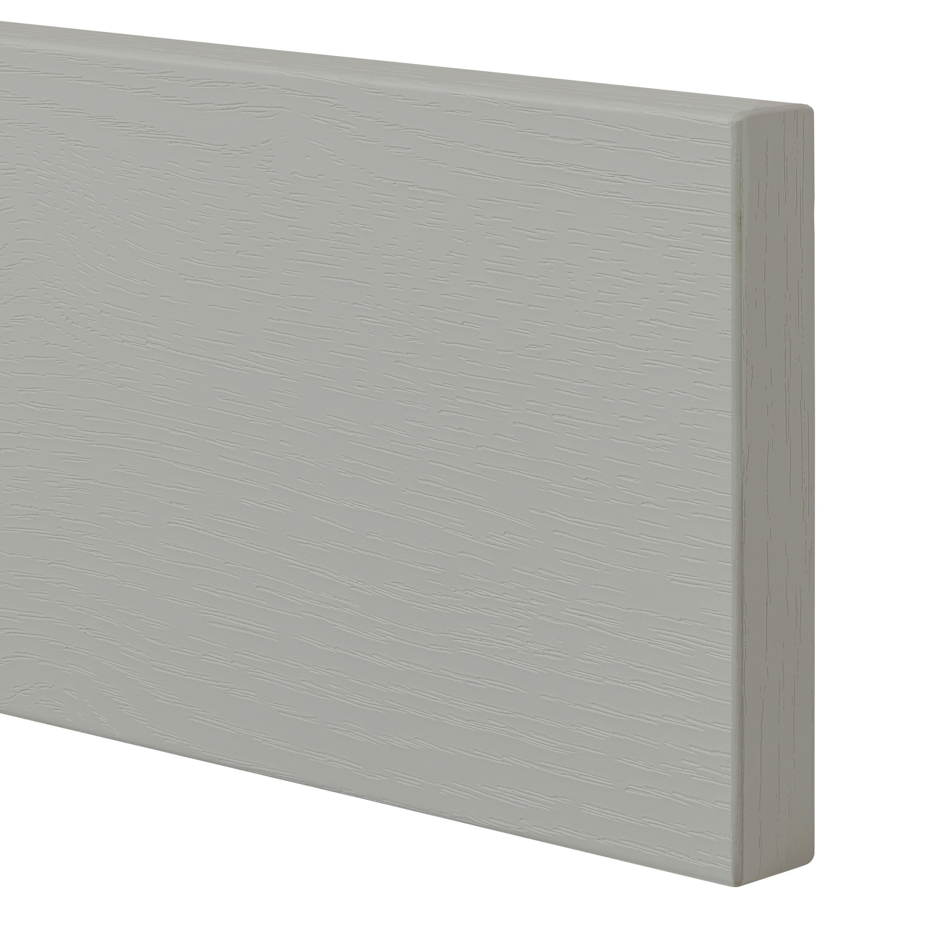 GoodHome Alpinia Matt grey painted wood effect shaker Standard Appliance Filler panel (H)115mm (W)597mm