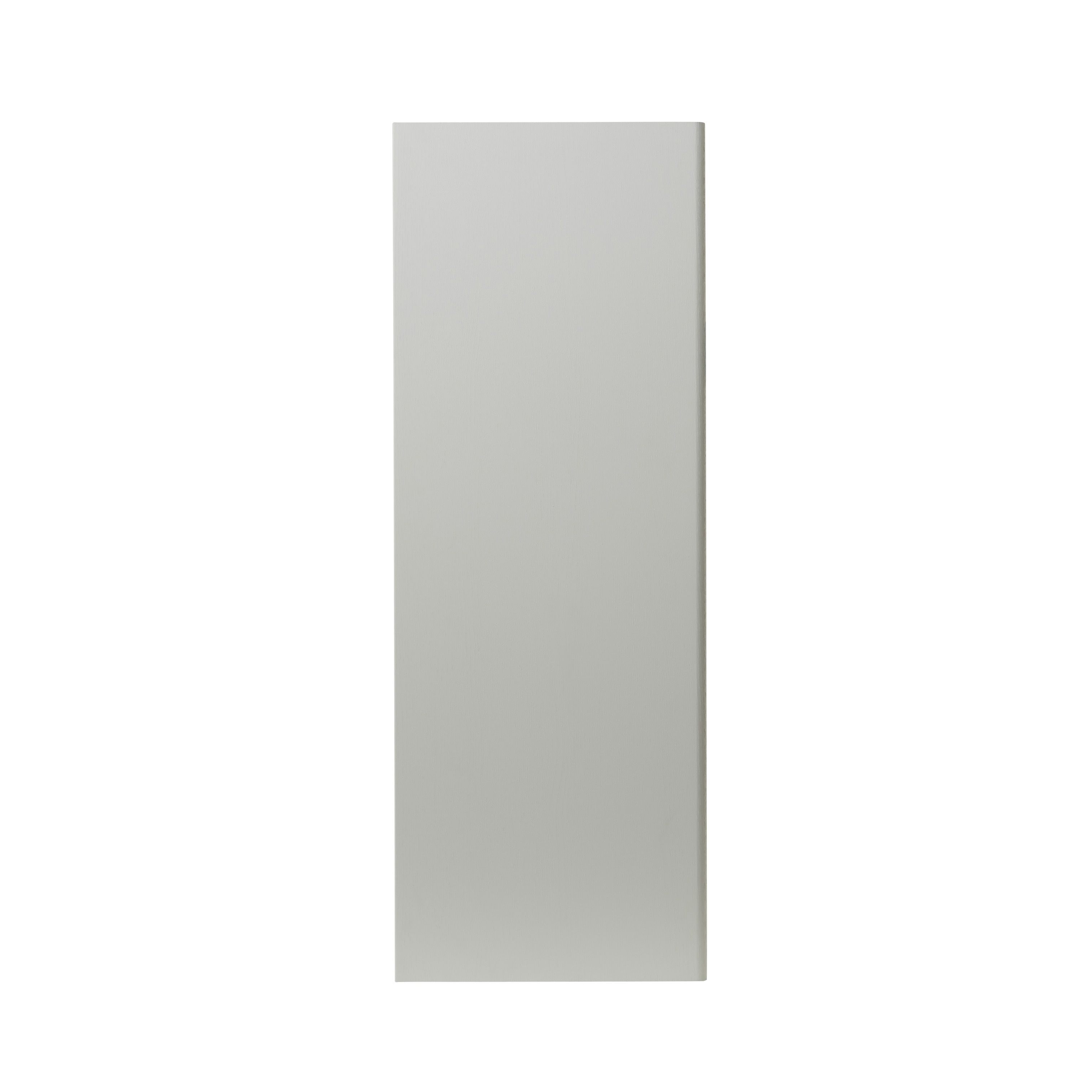 GoodHome Alpinia Matt grey painted wood effect shaker Standard Clad on end panel (H)960mm (W)360mm