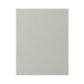 GoodHome Alpinia Matt grey painted wood effect shaker Standard End panel (H)720mm (W)570mm