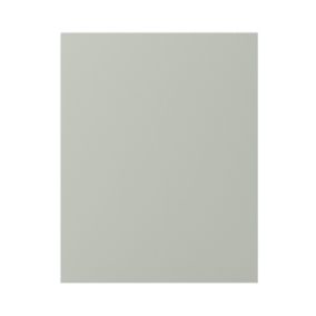 GoodHome Alpinia Matt grey painted wood effect shaker Standard End panel (H)720mm (W)570mm