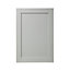 GoodHome Alpinia Matt grey painted wood effect shaker Tall appliance Cabinet door (W)600mm (H)867mm (T)18mm