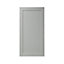 GoodHome Alpinia Matt grey painted wood effect shaker Tall larder Cabinet door (W)600mm (H)1181mm (T)18mm