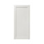 GoodHome Alpinia Matt ivory painted wood effect shaker 70:30 Larder/Fridge Cabinet door (W)600mm (H)1287mm (T)18mm