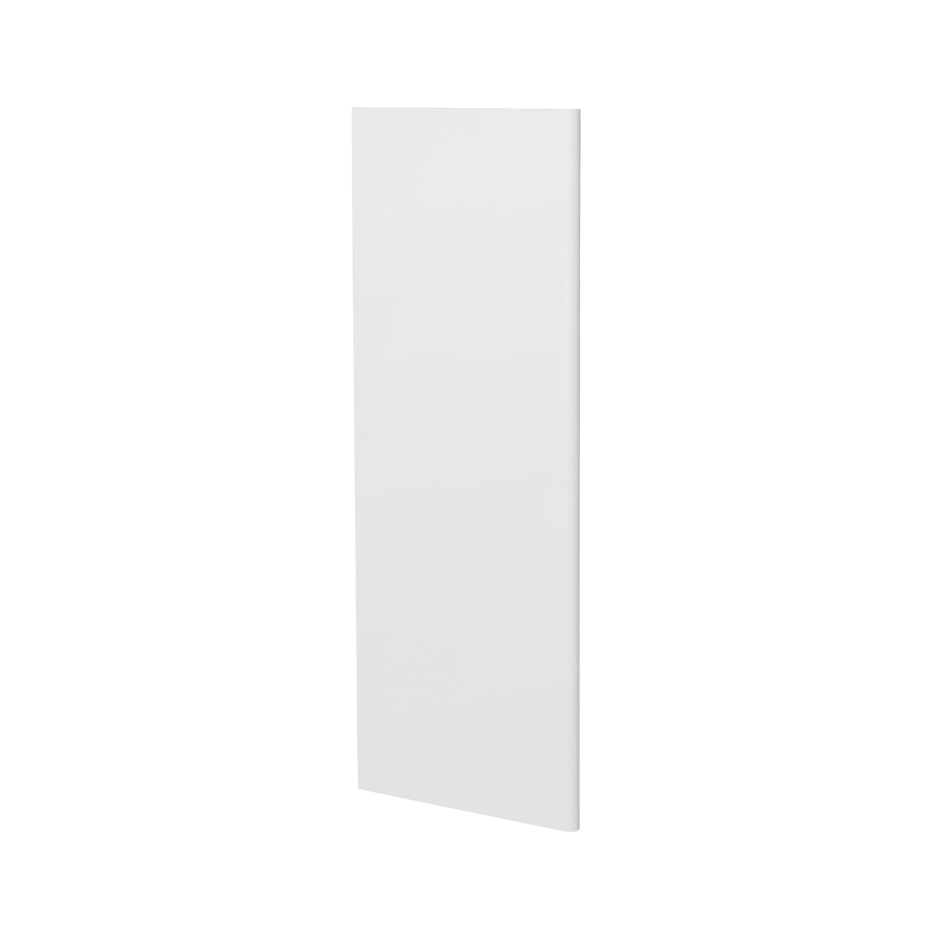 GoodHome Alpinia Matt ivory painted wood effect shaker Standard Wall Clad on end panel (H)960mm (W)360mm