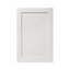 GoodHome Alpinia Matt ivory painted wood effect shaker Tall wall Cabinet door (W)600mm (H)895mm (T)18mm