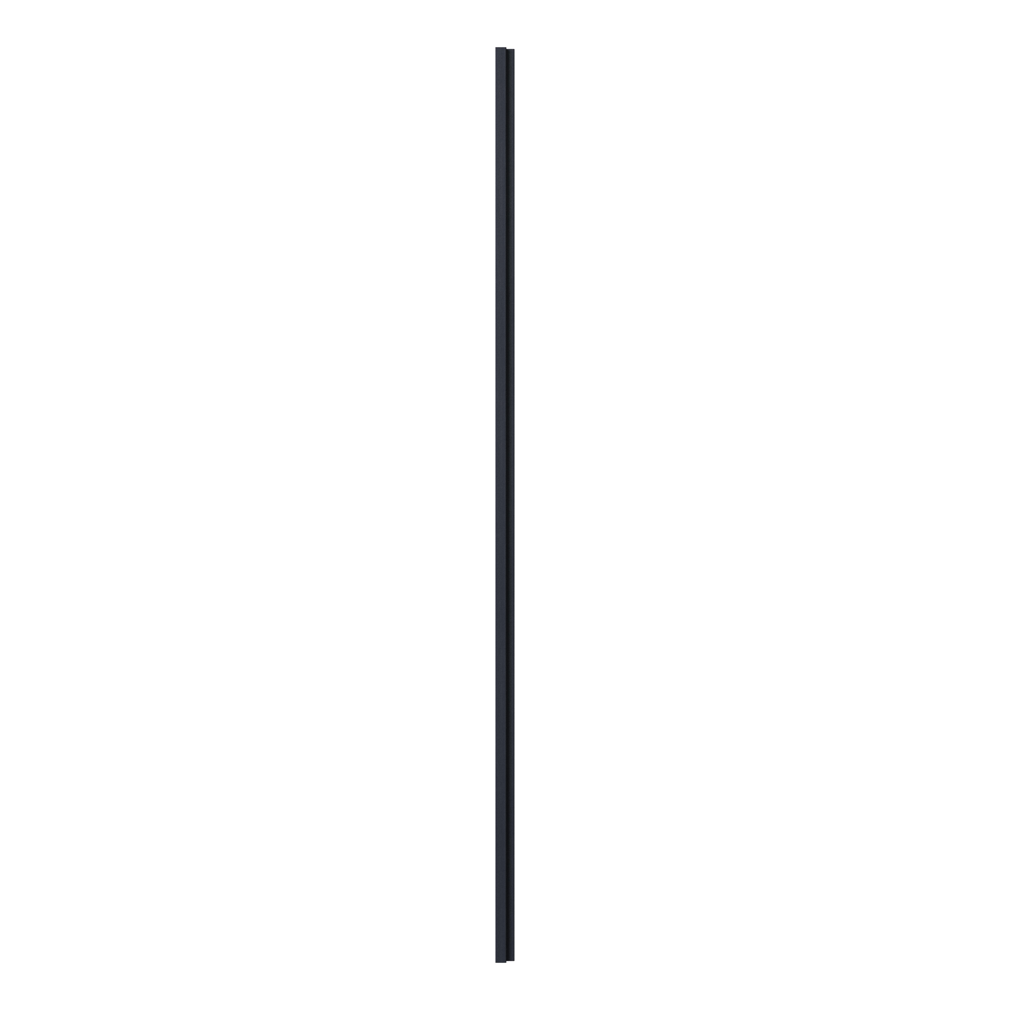 GoodHome Alpinia Matt Midnight Navy Square Pilaster, (H)2400mm (W)80mm