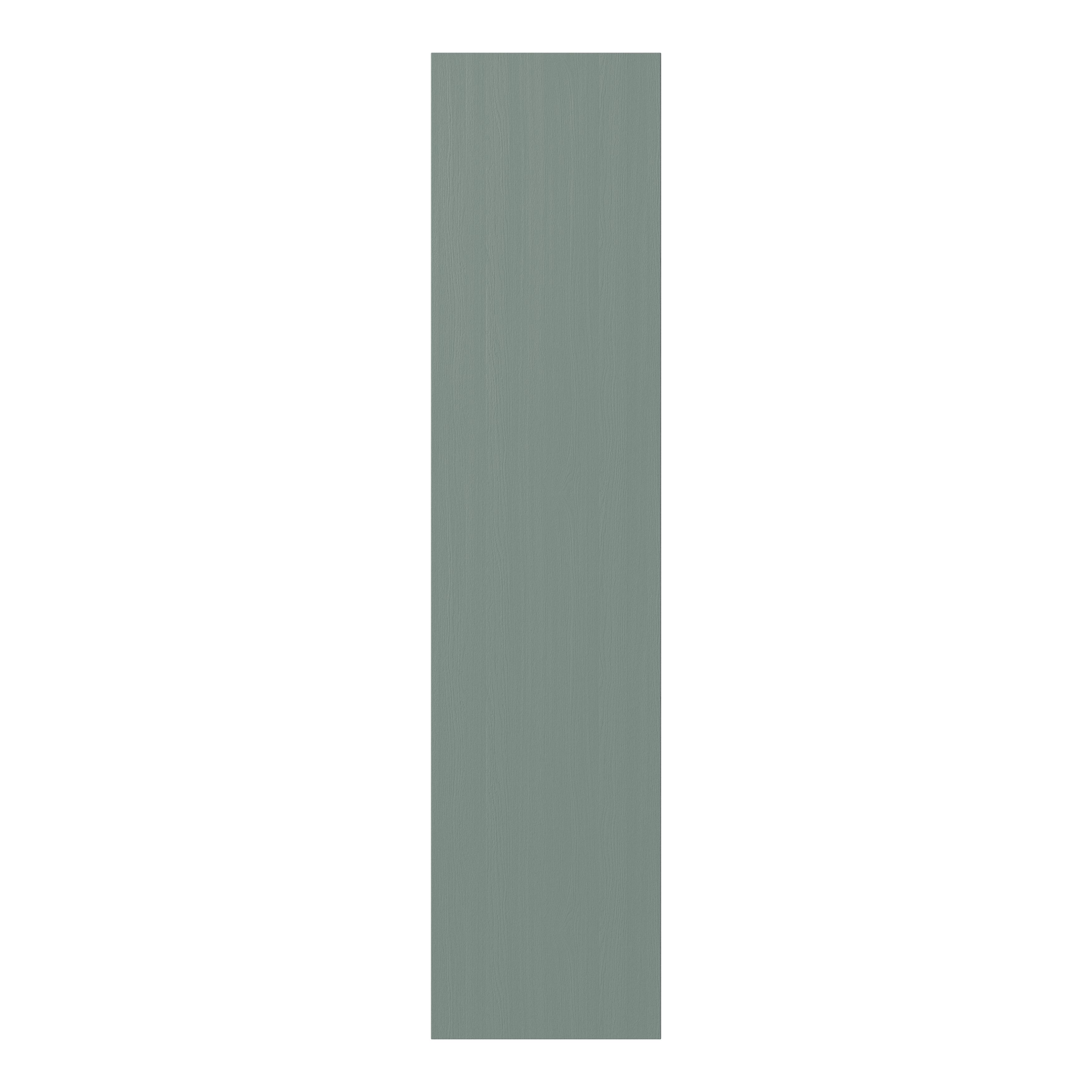 GoodHome Alpinia Matt reed green painted wood effect Tall Clad on panel (H)1500mm (W)350mm