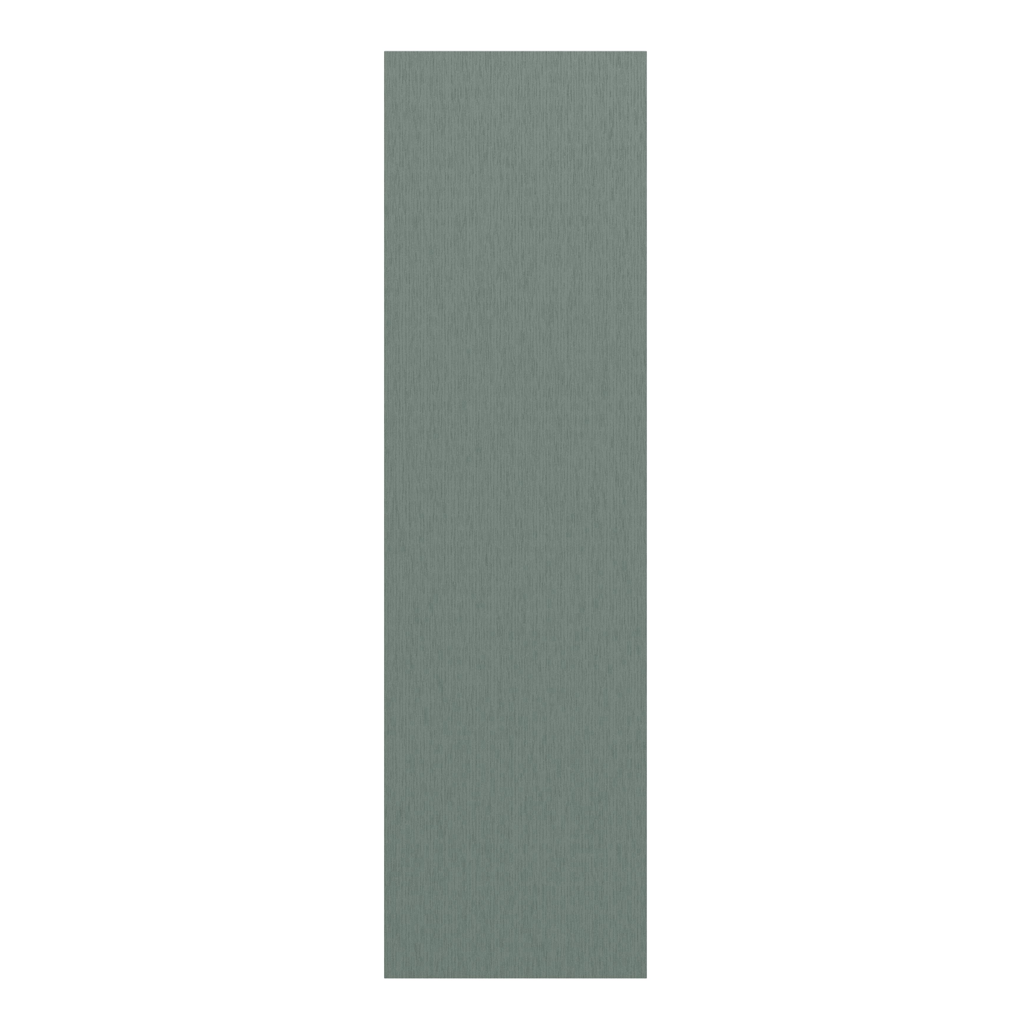 GoodHome Alpinia Matt reed green wood effect Standard Appliance & larder Appliance End panel (H)2010mm (W)570mm, Pair