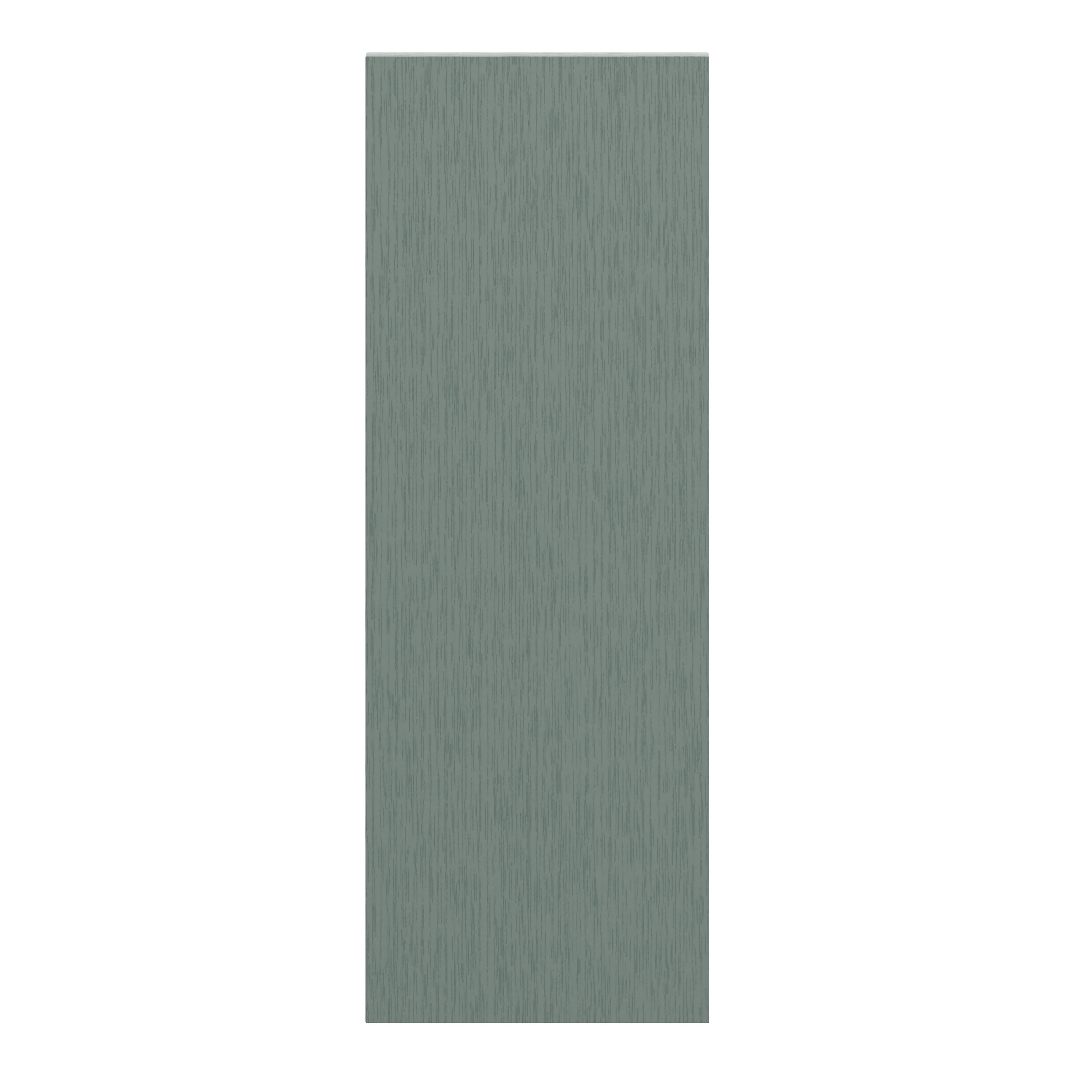 GoodHome Alpinia Matt reed green wood effect Tall Wall End panel (H)900mm (W)320mm