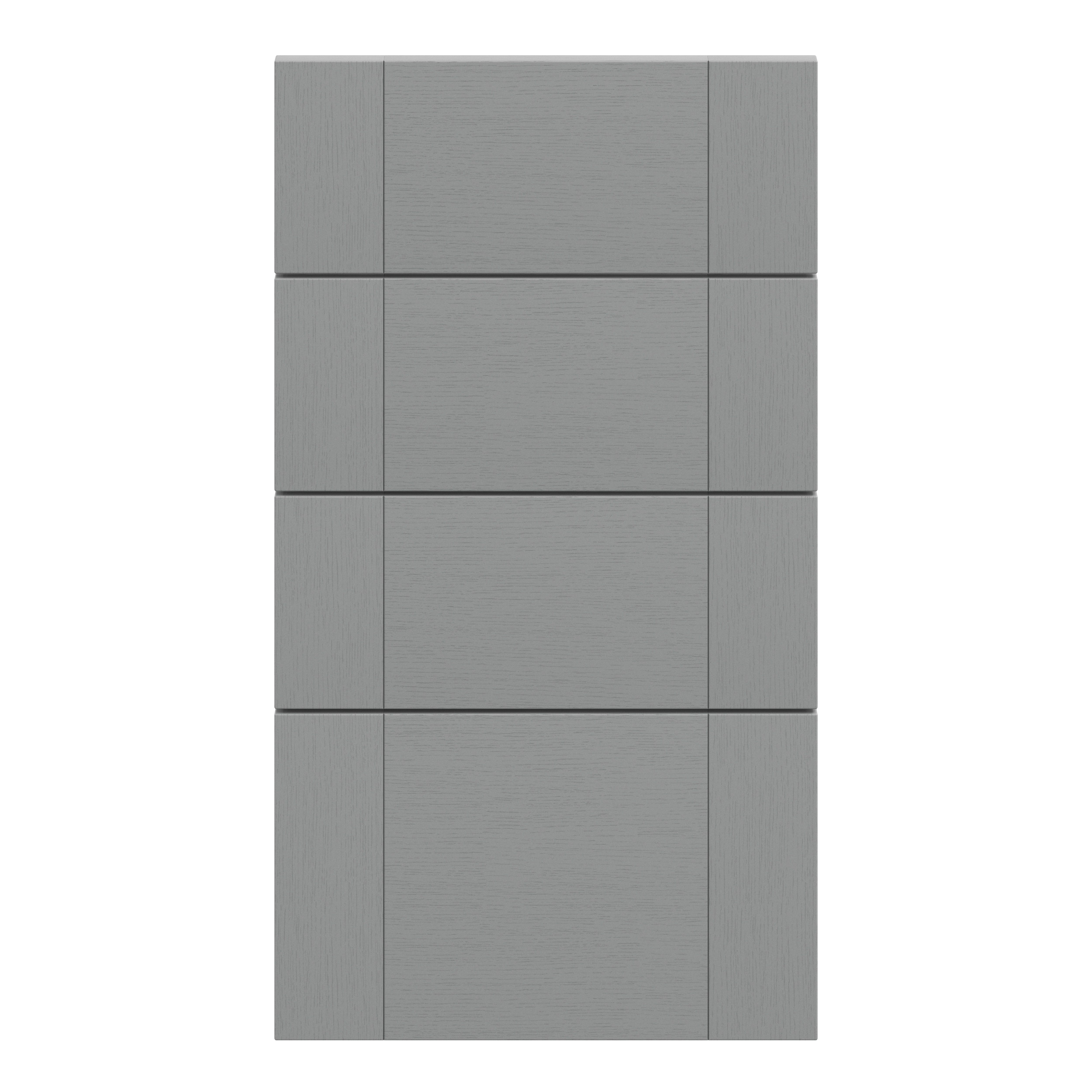 GoodHome Alpinia Matt Slate Grey Painted Wood Effect Shaker 