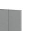 GoodHome Alpinia Matt Slate Grey Painted Wood Effect Shaker Drawerline door & drawer front, (W)300mm (H)715mm (T)18mm