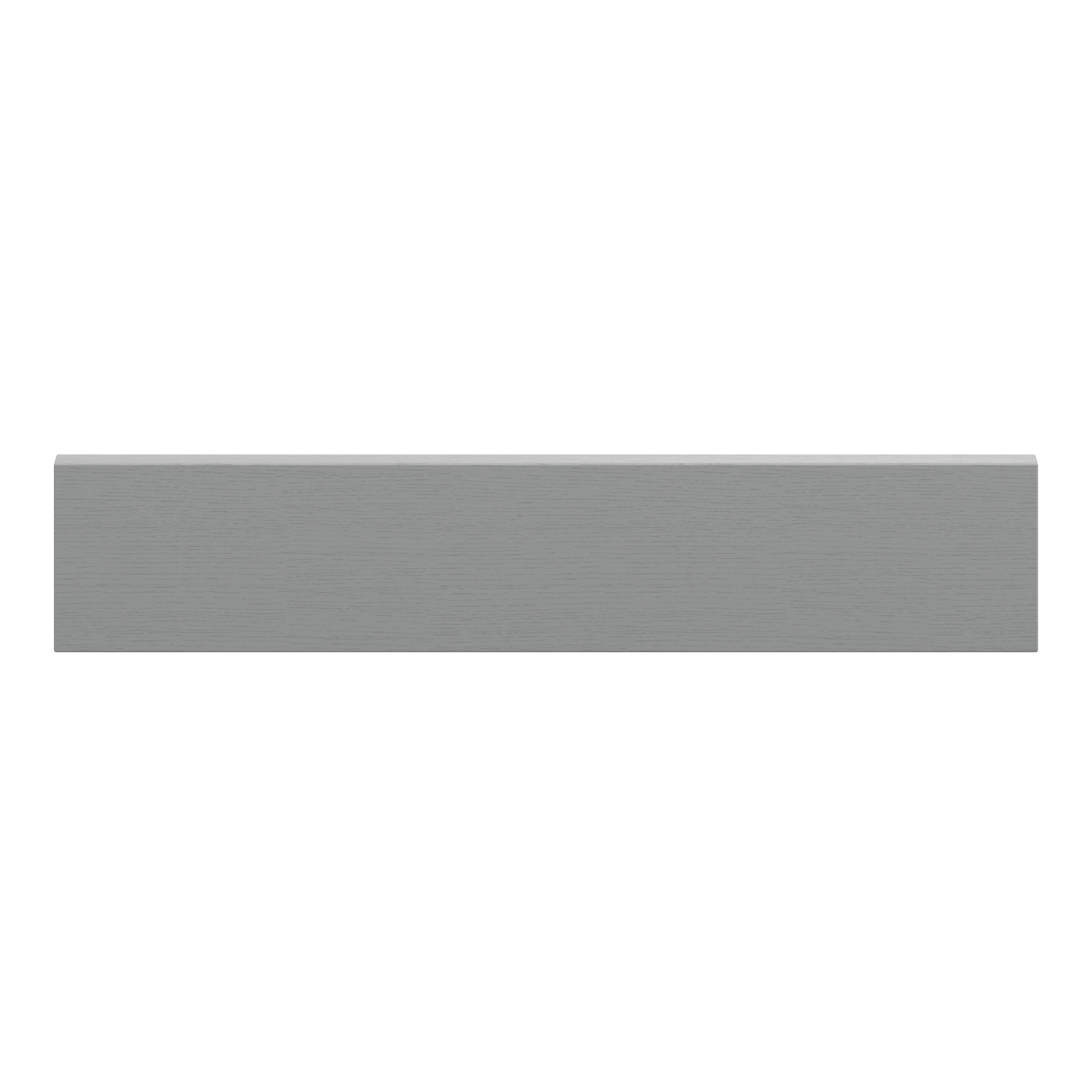 GoodHome Alpinia Matt Slate Grey Painted Wood Effect Shaker Standard Appliance Filler panel (H)115mm (W)597mm