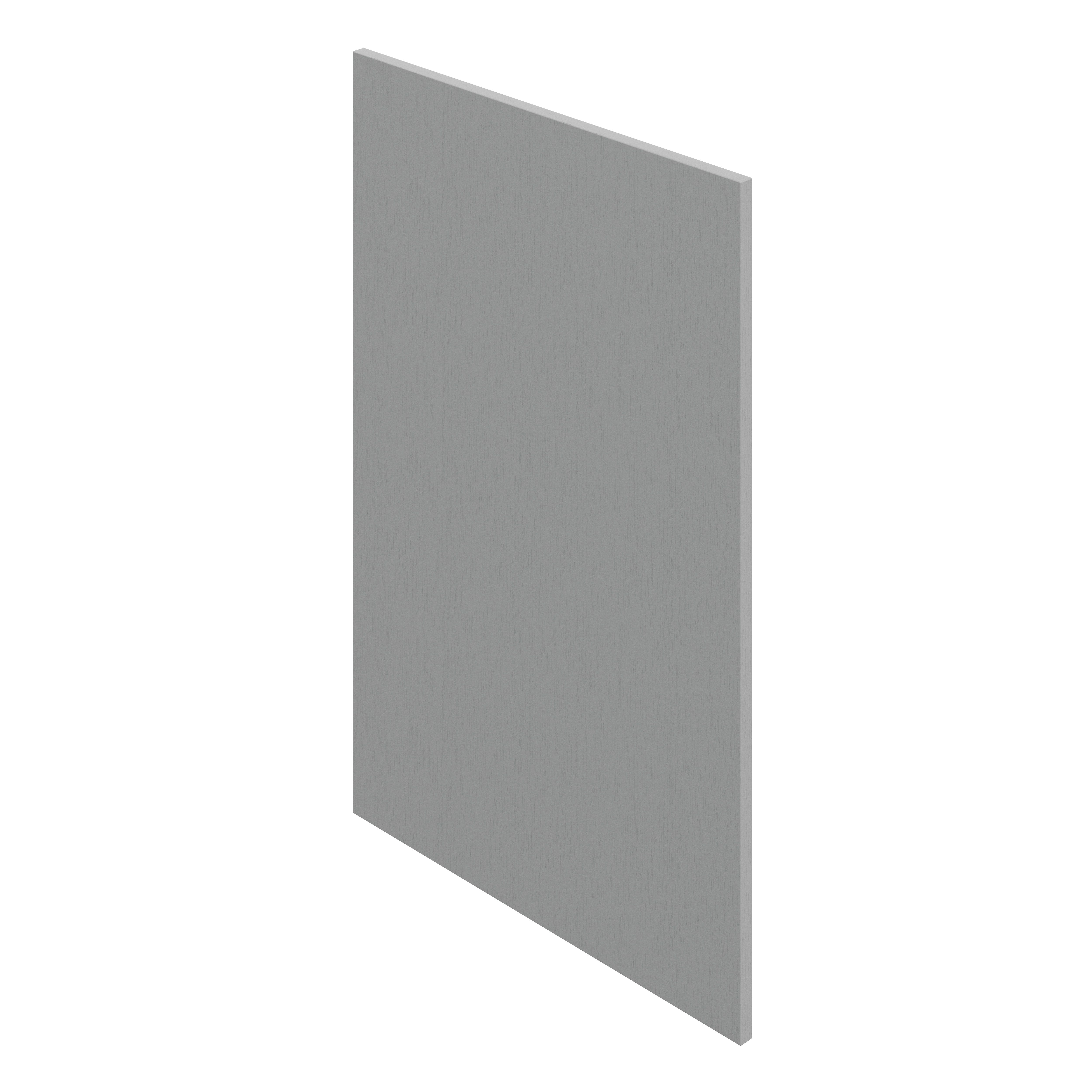 GoodHome Alpinia Matt Slate Grey Painted Wood Effect Shaker Standard End support panel (H)870mm (W)590mm