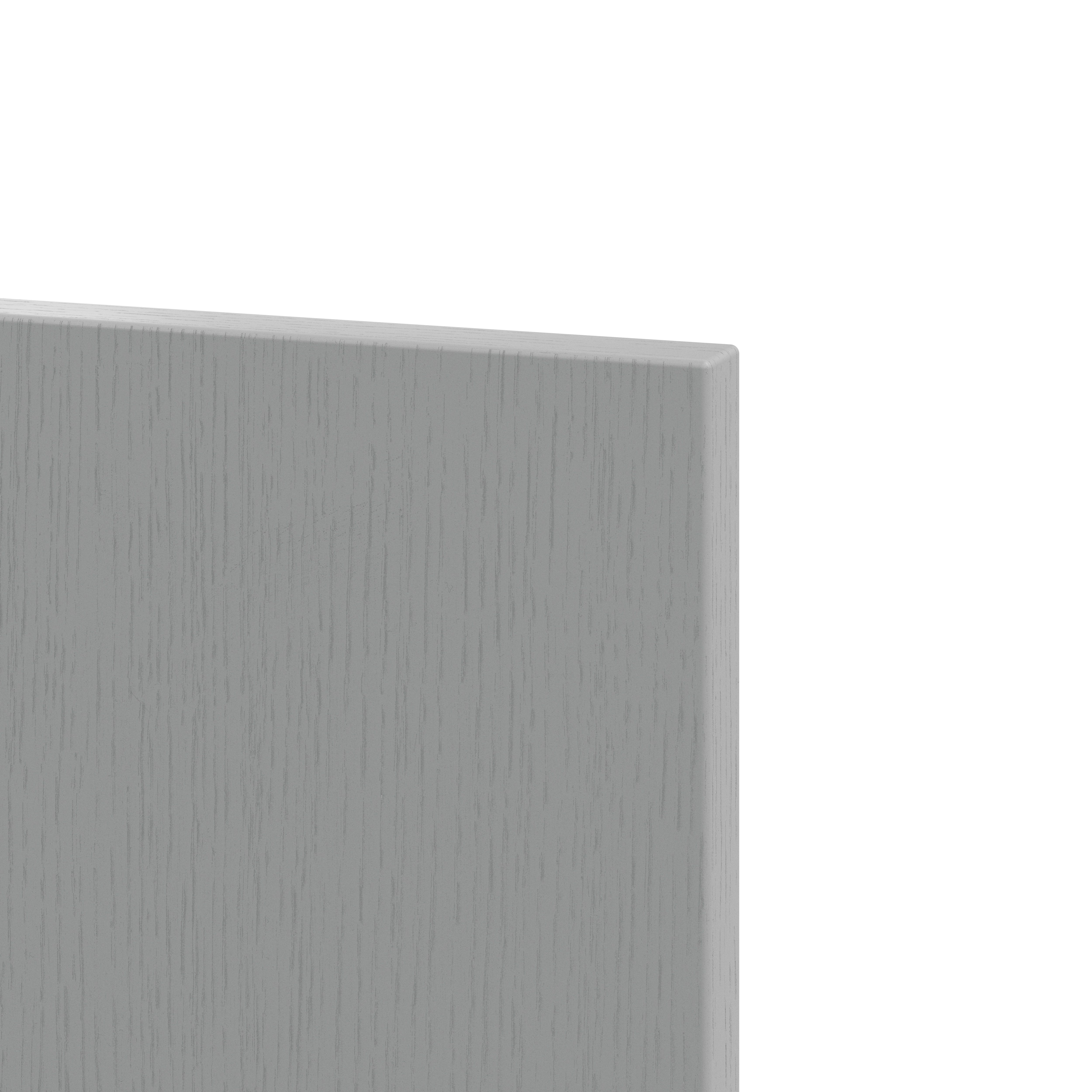 GoodHome Alpinia Matt Slate Grey Painted Wood Effect Shaker Standard End support panel (H)870mm (W)590mm
