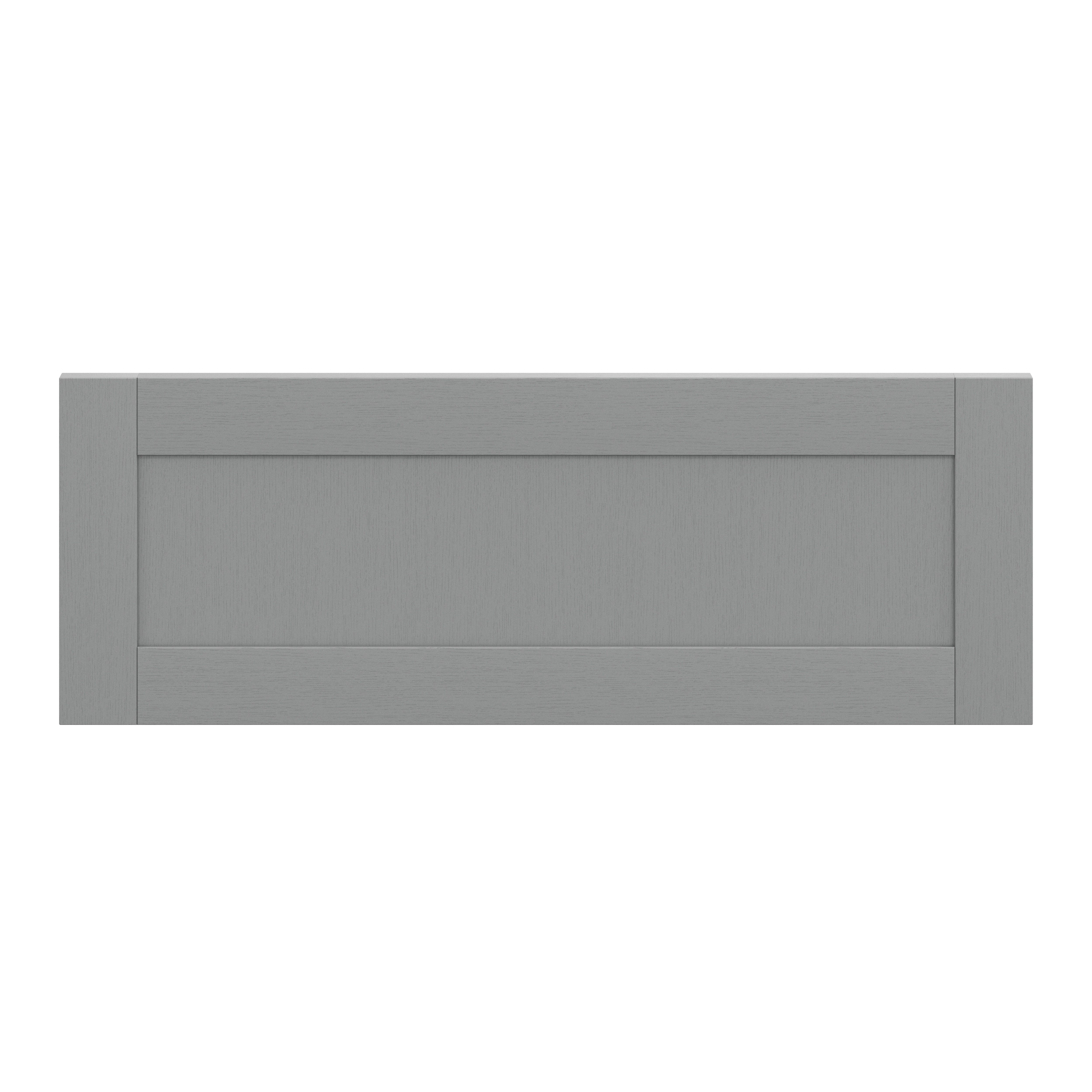 GoodHome Alpinia Matt slate grey wood effect Drawer front, bridging door & bi fold door, (W)1000mm (H)356mm (T)18mm