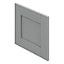 GoodHome Alpinia Matt slate grey wood effect Drawer front, bridging door & bi fold door, (W)400mm (H)356mm (T)18mm