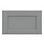 GoodHome Alpinia Matt slate grey wood effect Drawer front, bridging door & bi fold door, (W)600mm (H)356mm (T)18mm