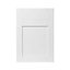 GoodHome Alpinia Matt white tongue & groove shaker Drawerline Cabinet door, (W)500mm (H)715mm (T)18mm
