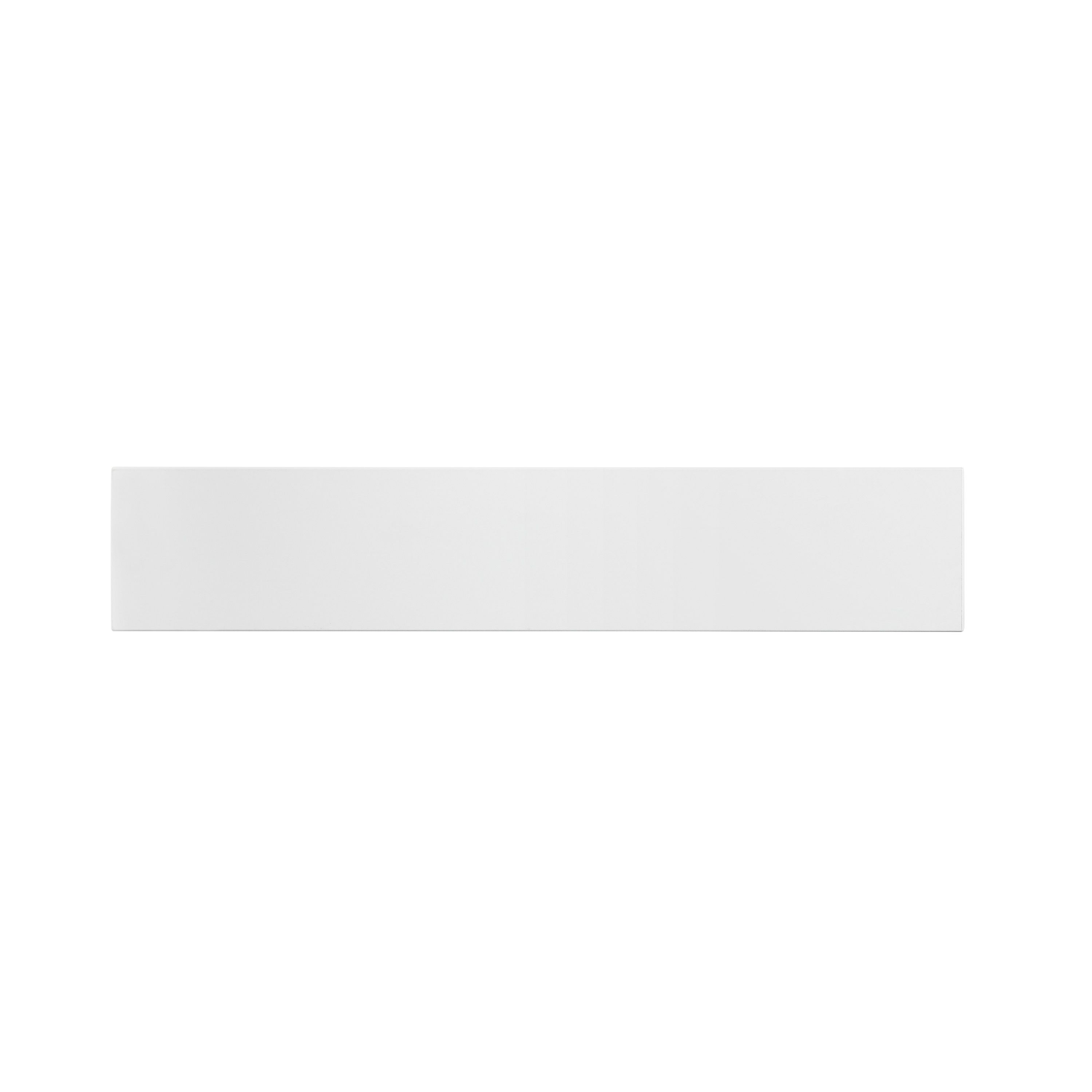 GoodHome Alpinia Matt white tongue & groove shaker Standard Appliance Filler panel (H)115mm (W)597mm