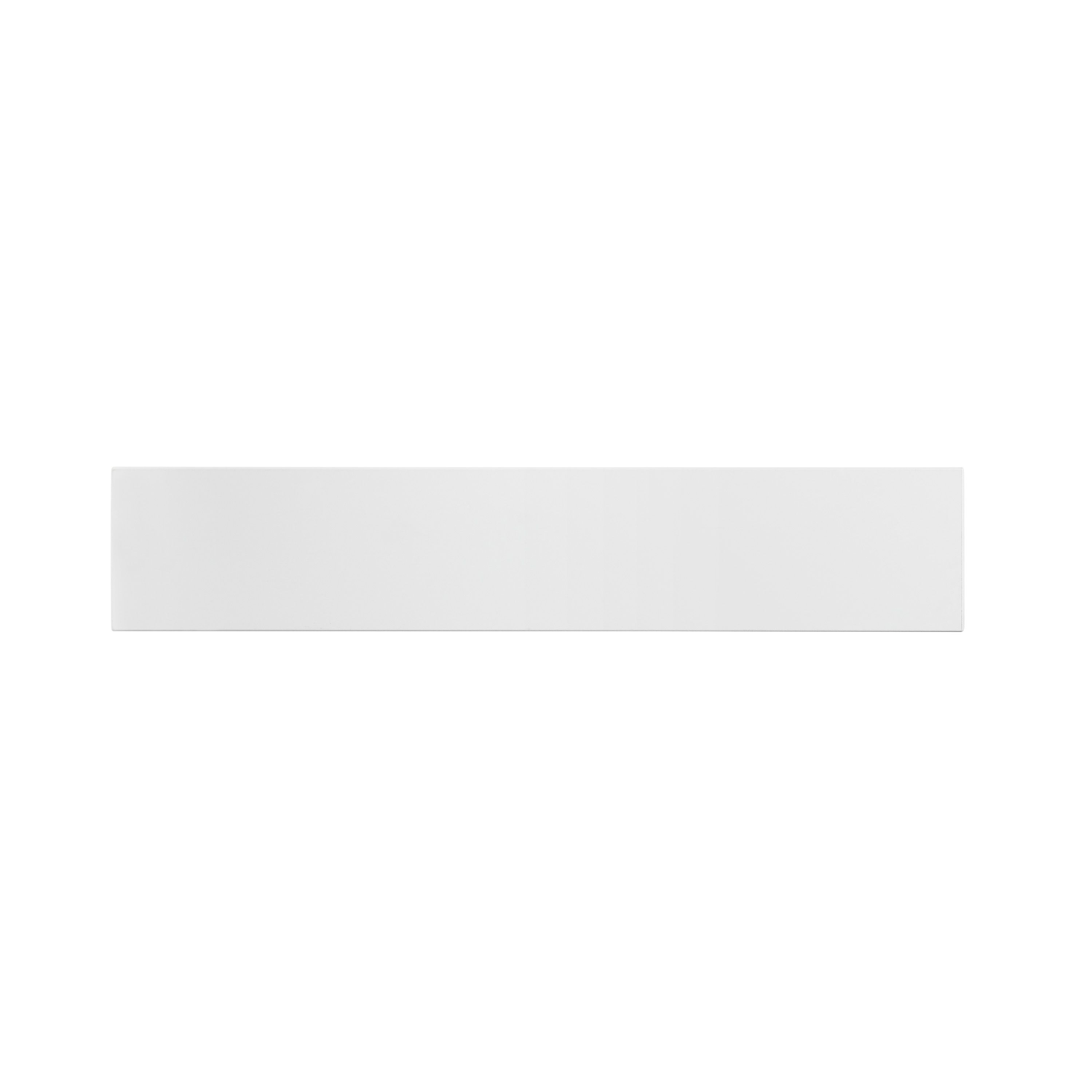 GoodHome Alpinia Matt white tongue & groove shaker Standard Appliance Filler panel (H)115mm (W)597mm